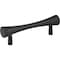 Elements 3" Center-to-Center Matte Black Sedona Cabinet Pull 400MB - alternate 1
